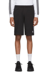 adidas Originals - Black 3-Stripes Shorts