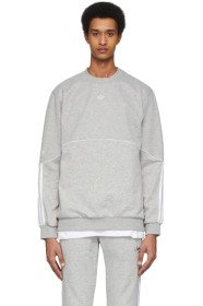 adidas Originals - Grey Outline Crewneck Sweatshirt