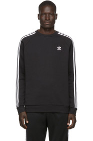 adidas Originals - Black 3-Stripes Sweatshirt