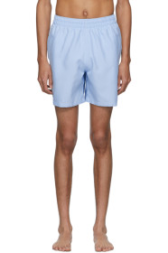 adidas Originals - Blue 3-Stripe Swim Shorts