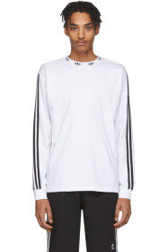 adidas Originals - White Trefoil Long Sleeve T-Shirt