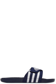 adidas Originals - 海军蓝 & 白色 Adissage 凉鞋