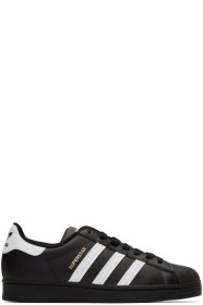 adidas Originals - 黑色 & 白色 Superstar 运动鞋