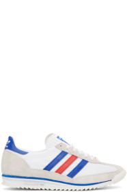 adidas Originals - ホワイト & グレー SL 72 スニーカー