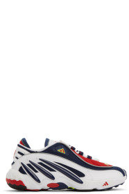 adidas Originals - Baskets blanches et bleu marine FYW 98