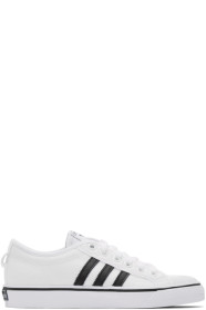 adidas Originals - 白色 Nizza 运动鞋