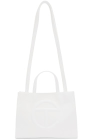 Telfar - White Medium Shopping Tote