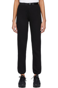 John Elliott - Black Vintage Fleece Belted Lounge Pants