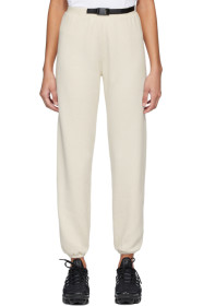 John Elliott - Pantalon de survêtement en molleton à ceinture blanc cassé Vintage