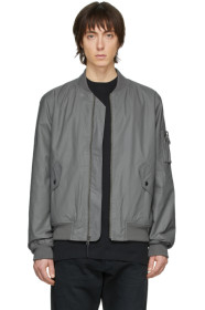 John Elliott - Blouson aviateur gris Bogota II