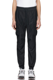 John Elliott - Black Sateen Cargo Pants