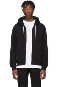 John Elliott - Black Athens Full Zip Hoodie