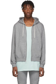John Elliott - Grey Athens Full Zip Hoodie