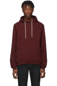 John Elliott - Burgundy Beach Hoodie