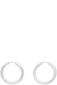Tom Wood - Boucles d'oreilles à anneaux argentées Classic Medium