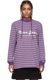 Noon Goons - Purple & Black Patricia Long Sleeve T-Shirt