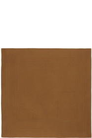 Totême - Brown Silk Pantelleria Scarf