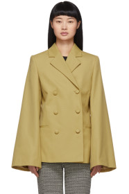 Totême - Yellow Matera Cinch Blazer