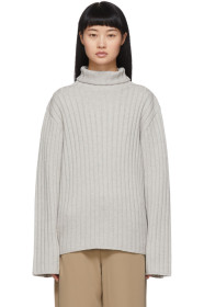 Totême - Grey Oversized Cannes Turtleneck