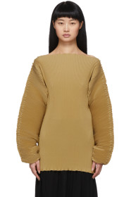 Totême - Yellow Gathered Azores Blouse