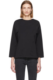 Totême - T-shirt à manches longues noir Espera