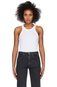 Totême - White Espera Rib Tank Top