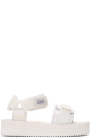 Suicoke - White CEL-VPO Sandals