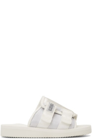 Suicoke - White KAW-Cab Sandals