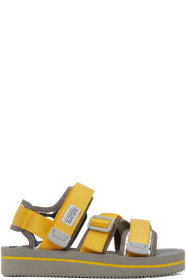 Suicoke - Sandales jaunes et grises Kisee-VEU3