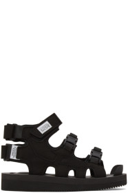 Suicoke - Sandales montantes noires Boak-V