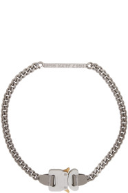 1017 ALYX 9SM - Silver Buckle ID Necklace