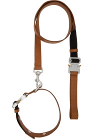 1017 ALYX 9SM - Brown Large Dog Collar & Leash Set