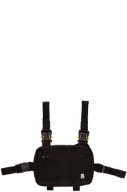 1017 ALYX 9SM - Pochette noire et argentée Mini Classic Chest Rig