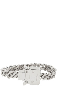 1017 ALYX 9SM - Bracelet argenté Mini Cubix