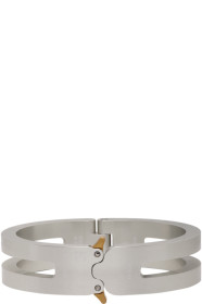 1017 ALYX 9SM - Silver Hinged Buckle Bracelet