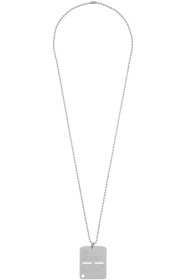 1017 ALYX 9SM - Silver Military Tag Necklace