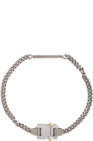 1017 ALYX 9SM - Silver Buckle ID Necklace
