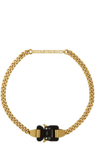 1017 ALYX 9SM - Gold Buckle ID Necklace