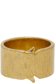 1017 ALYX 9SM - Gold Buckle Ring