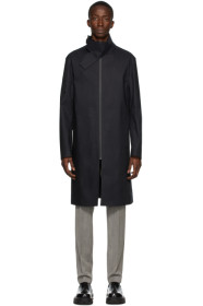1017 ALYX 9SM - Black Mackintosh Edition Stazione Long Coat