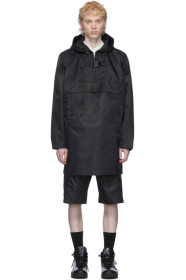 1017 ALYX 9SM - Black Oversized Pullover Coat