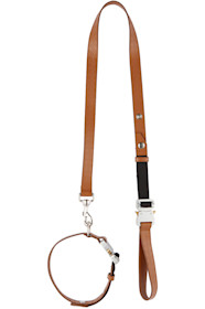 1017 ALYX 9SM - Brown Large Dog Collar & Leash Set