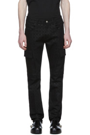 1017 ALYX 9SM - Black Denim Logo Cargo Pants