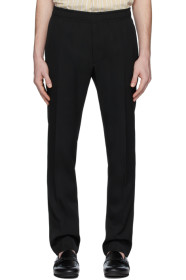 1017 ALYX 9SM - Black Wool Elasticized Waist Trousers