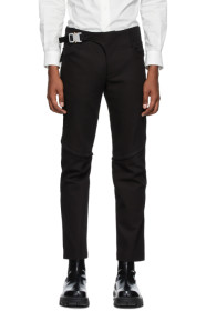 1017 ALYX 9SM - Black Crescent Zip Trousers