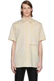 1017 ALYX 9SM - Beige & White Logo Shirt