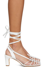 Maryam Nassir Zadeh - Sandales à brides blanches Maribel
