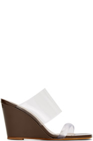 Maryam Nassir Zadeh - Brown Patent Olympia Sandals