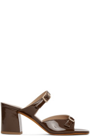 Maryam Nassir Zadeh - Brown Patent Una Sandals