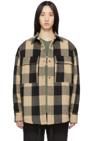 Fear of God - Black & Off-White Oversized Check Jacket